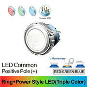 RGB SPDT Momentary common anode (+)