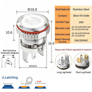 White LED Power S Latching