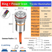 RGB Common anode LED Power S Latching
