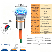 Blue LED PowerS Latching