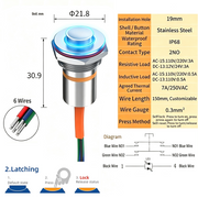 Blue LED PowerS Latching