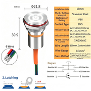 White LED Power S Latching