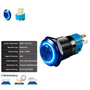 Blue SPDT Momentary