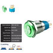Green SPDT Latching
