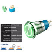 Green SPDT Latching