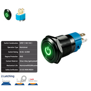 Green SPDT Latching