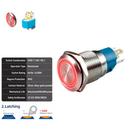 Red SPDT Latching