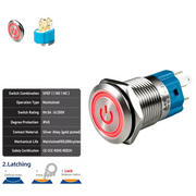 Red SPDT Latching