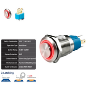 Red SPDT Latching