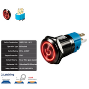 Red SPDT Latching
