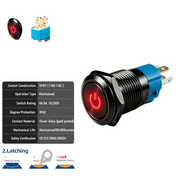 Red SPDT Latching