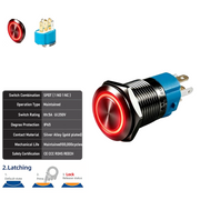 Red SPDT Latching
