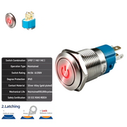 Red SPDT Latching