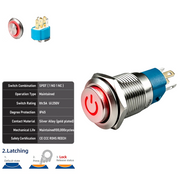 Red SPDT Latching