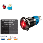 Red SPDT Latching