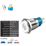 White SPDT Latching