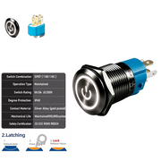 White SPDT Latching