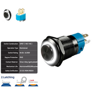 White SPDT Latching