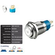 White SPDT Latching
