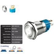 White SPDT Latching
