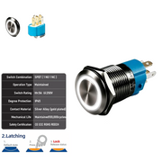 White SPDT Latching