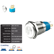 White SPDT Latching