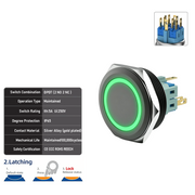 Green DPDT Latching