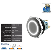 White SPDT Latching
