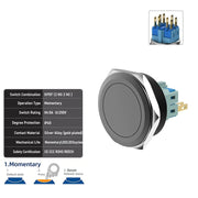 Non-Illuminated DPDT Momentary