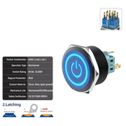 Blue DPDT Latching
