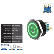 Green DPDT Latching