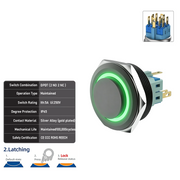 Green DPDT Latching