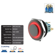 Red DPDT Latching