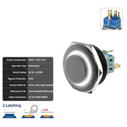 White SPDT Latching