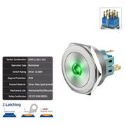 Green DPDT Latching