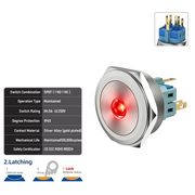 Red SPDT Latching