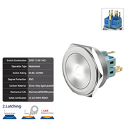White SPDT Latching