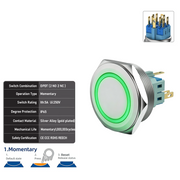 Green DPDT Momentary
