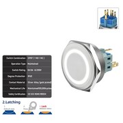 White SPDT Latching