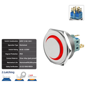Red DPDT Latching
