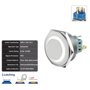 White SPDT Latching