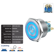 Blue DPDT Latching