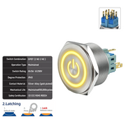 Yellow DPDT Latching