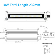 10W Length(232mm) FIXED BRACKET