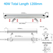 40W Length(1200mm) SLIDE BRACKET