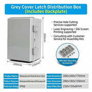 300×200×170mm Gray
