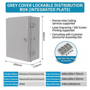 400×300×170mm Gray