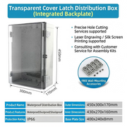 450×300×170mm Transparent