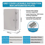 450×300×170mm Gray