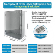 500×400×200mm Transparent